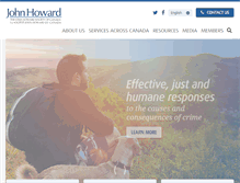Tablet Screenshot of johnhoward.ca